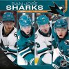 Kalendář San Jose Sharks NHL 2026 Wall Calendar