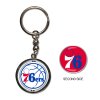 Přívěšek na klíče Philadelphia 76ers NBA Spinner Key Ring