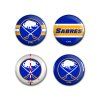 133370 sada placek buffalo sabres nhl button 4 pack