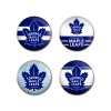 Sada placek Toronto Maple Leafs NHL Button 4 Pack