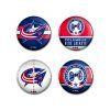 Sada placek Columbus Blue Jackets NHL Button 4 Pack