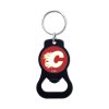 Prívesok na kľúče Calgary Flames NHL Black Bottle Opener Key Ring