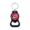 Přívěšek na klíče Carolina Hurricanes NHL Black Bottle Opener Key Ring