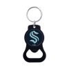 Prívesok na kľúče Seattle Kraken NHL Black Bottle Opener Key Ring