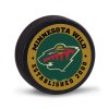 Puk Minnesota Wild Round NHL Hockey Puck Packaged
