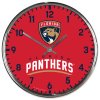 Hodiny Florida Panthers NHL Chrome Clock