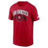 Pánské tričko San Francisco 49ers NFL Nike Rewind Front and Back Hit Essential Cotton Tee