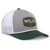 134867 2 panska ksiltovka minnesota wild nhl course adjustable foam front a frame meshaback cap