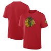 Pánske tričko Chicago Blackhawks NHL Hat Trick Tee