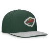 Pánska šiltovka Minnesota Wild NHL Loden Structured Adjustable Flat Brim Cap
