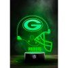 Tabuľa Green Bay Packers NFL Helmet LED-Leuchtschild