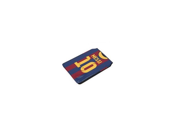 Obal BARCELONA FC na doklady, časovou jízdenku Messi