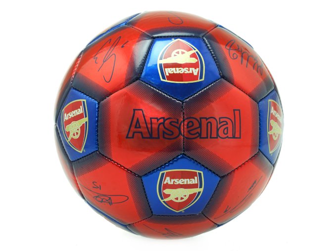 Fotbalový míč Arsenal FC podpisy 19 vel. 5