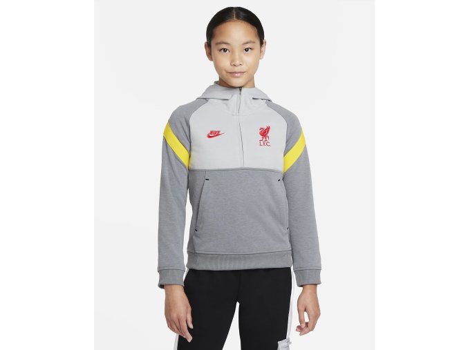 Dětská tréninková mikina Nike Liverpool FC grey Velikost: XLB (158 - 170 cm)