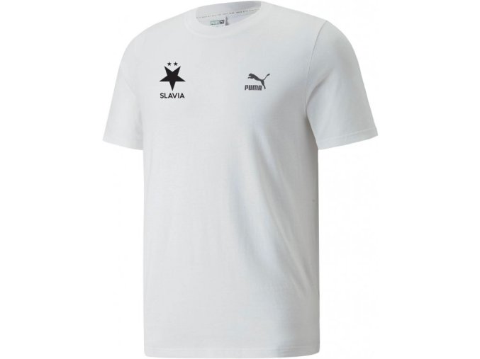 Vycházkové triko Slavia Puma Classic bílé