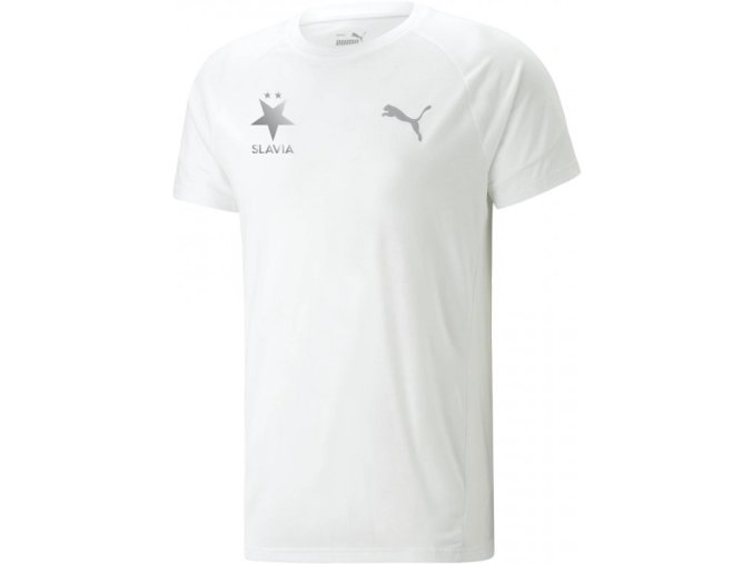 Vycházkové triko Puma Slavia bílé