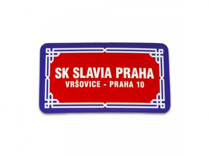 Magnet SK Slavia Praha cedulka