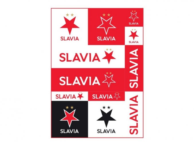 Samolepky arch logo mix SLAVIA