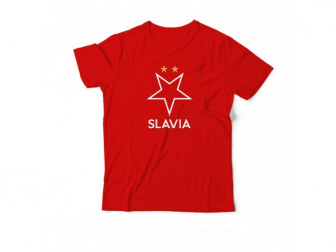 Triko logo SLAVIA červené