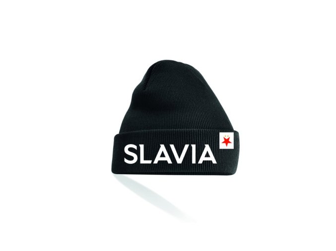Čepice black Slavia