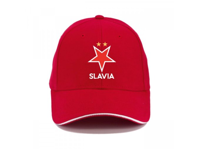 Kšiltovka Slavia red basic
