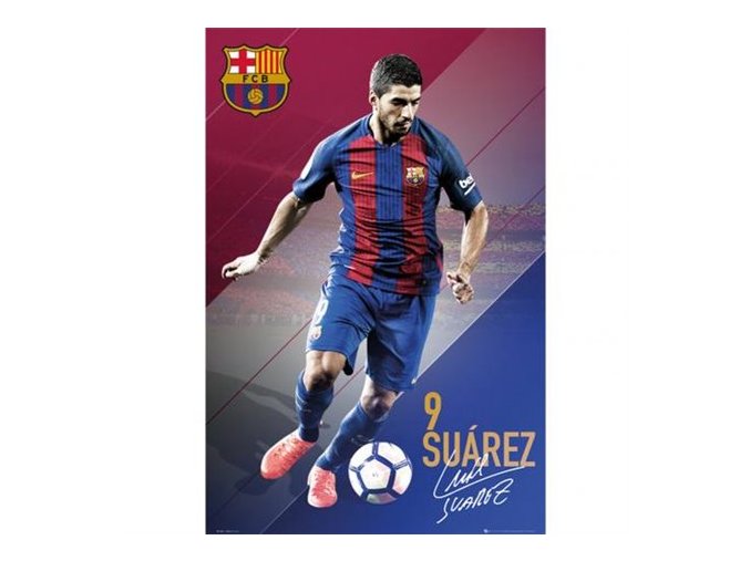 Plakát Barcelona FC Suarez 91