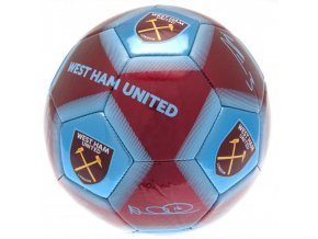 Fotbalový Míč West Ham United FC S Podpisy Hráčů