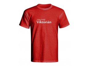 Triko Jsem hrdý Viktorián červená (Velikost L)