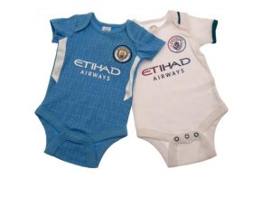 Sada 2ks kojeneckých body Manchester City 21 BW Velikost: 9-12 m