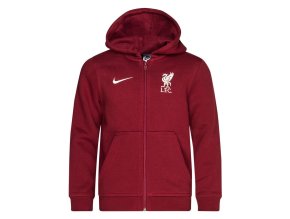 Dětská mikina Nike Liverpool FC červená Velikost: SB (128-137 cm)