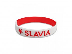 Silikonový náramek SLAVIA dospělý sešívaný