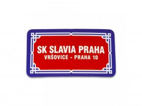 Magnet SK Slavia Praha cedulka