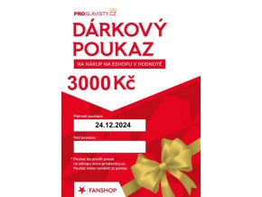 Dárkový online poukaz 3000 Kč