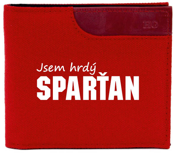 F - AC Sparta Prague Wallet I'm a proud Spartan Troug red