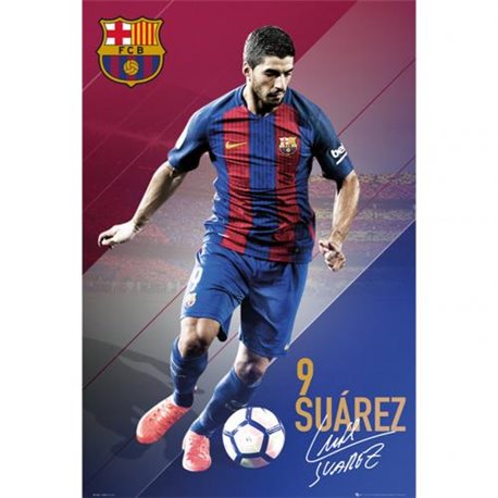 Plakát Barcelona FC Suarez 91