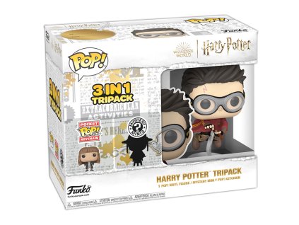 Funko POP! Harry Potter Tripack POP + Mystery Mini + Keychain
