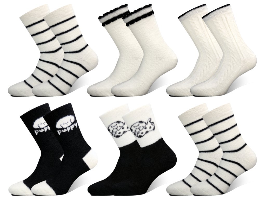 Damské clupaté termoponožky ALPACA MX600 4 párů