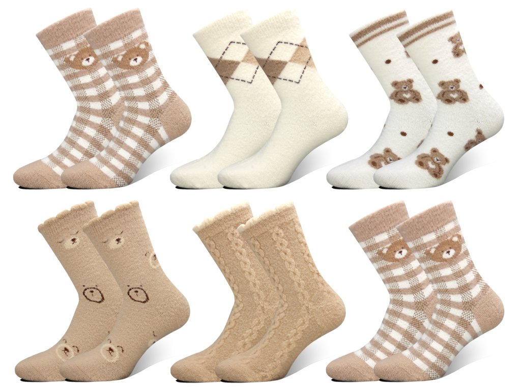 Damské clupaté termoponožky ALPACA MX603 4 párů