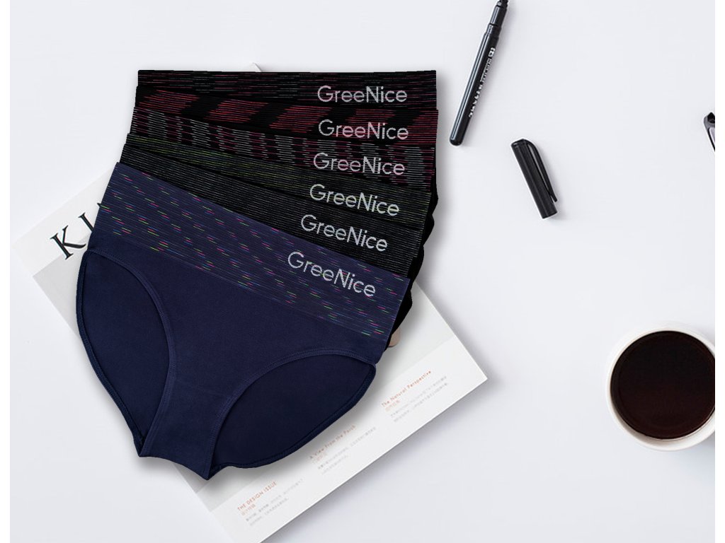 Bezešvé kalhotky GREE-6063 - 3 ks v balení