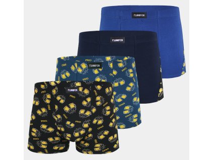 Panské bavlněné boxerky PIVO G594 4ks v balení
