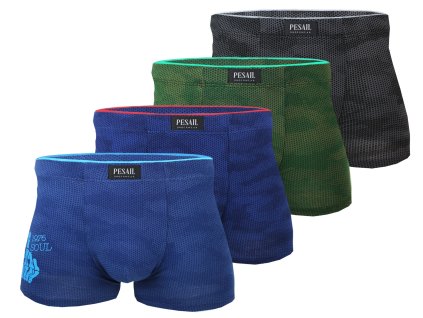 PESAIL Pánské boxerky G552 4ks v balení
