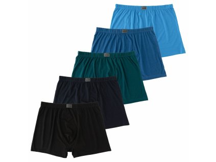 PESAIL Pánské 5XL-7XL jednobarevné boxerky PE-340 4ks v balení