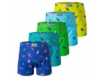 PESAIL Chlapecké boxerky Dinosaurus PE-XQ2635 4 ks v balení
