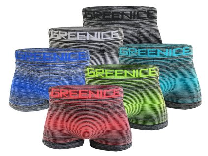 Pánské bezešvé boxerky GREE-4642 4 ks v balení