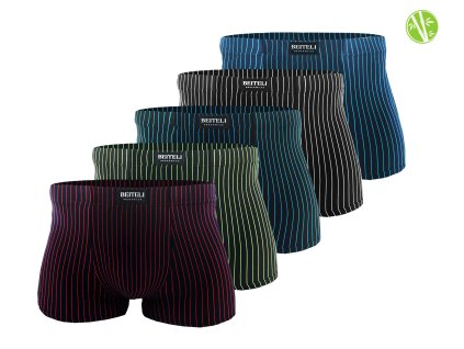 Pánské boxerky-Stripes M013 4ks v balení