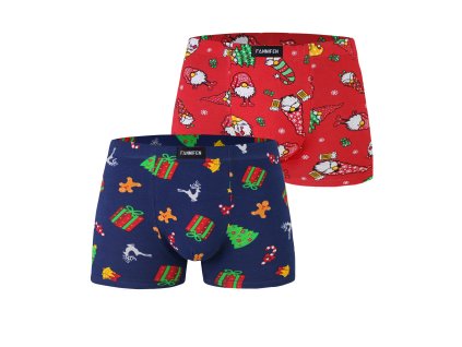 Poslední kusy!!! Bavlněné Vánoční boxerky G5169