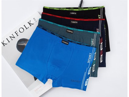 Pánské bavlněné boxerky G55514 4 ks v balení