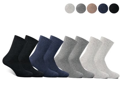 Pánské vlněné termoponožky ALPACA LY1012 4 páry