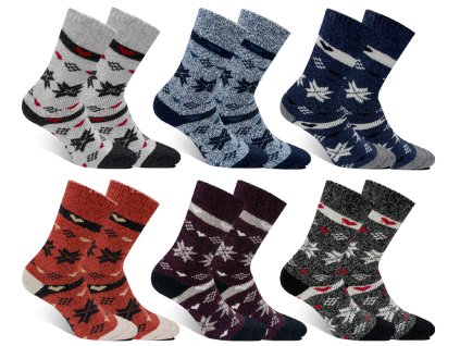 Dámské vlněné termoponožky ALPACA WZ13 3 páry