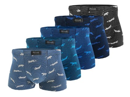 Bavlněné boxerky TYGR G519 - 4 ks v balení
